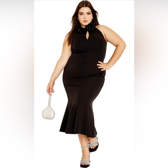 City Chic Dresses & Skirts - City Chic Iliana black dress plus size 18